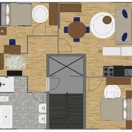 Exquisite Superior 80m2 Mit 2 Schlafzimmern & Badewanne - Messe * Эссен