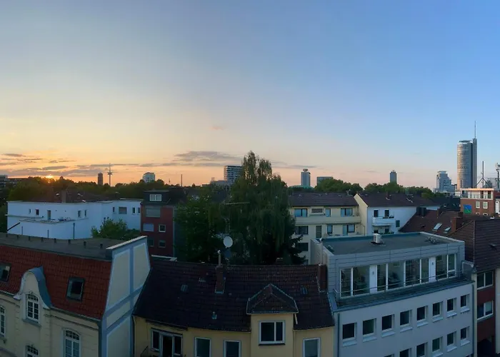 Exquisite Superior 80m2 Mit 2 Schlafzimmern & Badewanne - Messe Essen